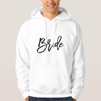 Weiße Braut für Junggesellinnenabschied Hoodie
