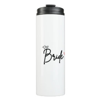 Weiße Brautmug für Junggesellinnenabschied und Hoc Thermosbecher
