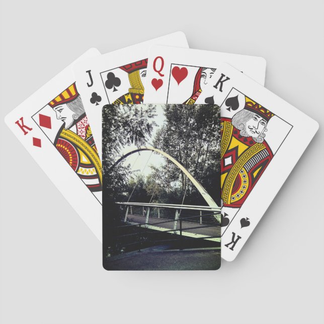 Weiße Brücke Spielkarten (Rückseite)