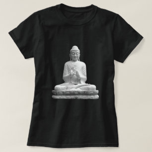 Weiße Buddha-Statue T-Shirt