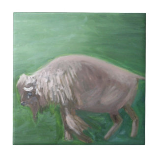 Weiße Büffel-Fliese Fliese