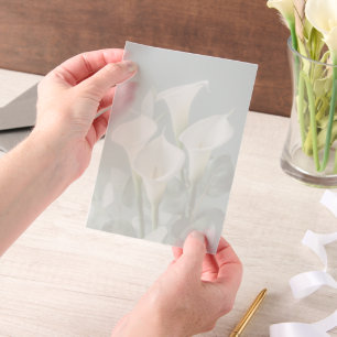 Weiße Calla-Lilien-Hochzeit