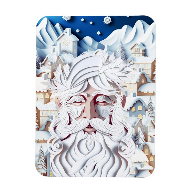 WEISSE CHRISTMAS MAGNET (Vertikal)