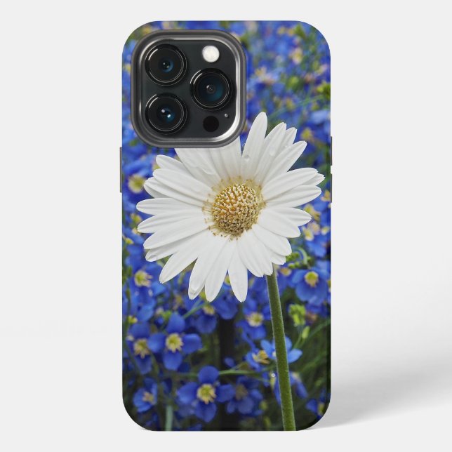 Weiße Daisy iPhone 13 Pro Hülle (Hinten)