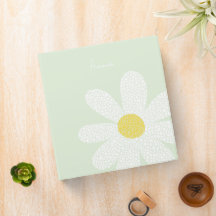 Weiße Daisy mit Punkten