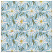 Weiße Daisy Pastel Blumenmuster