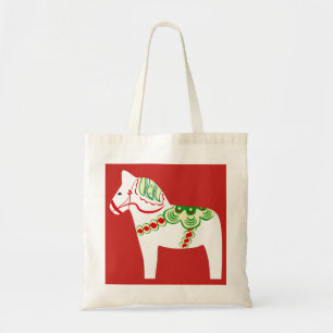 Weiße Dala PferdeTaschen-Tasche Tragetasche