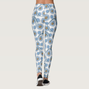 weiße Damen-Langleggings Leggings