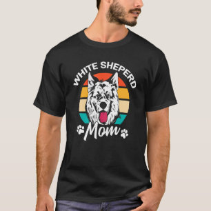 Weiße Deutsche Schäferhund-Mutter Gsd Hund T-Shirt