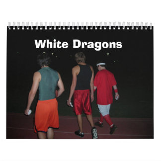 Weiße Drachen - besonders angefertigt Kalender