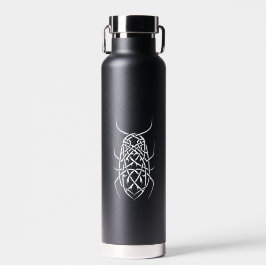 Weiße Druckfolie aus Kupfer Vakuum Flasche isolier
