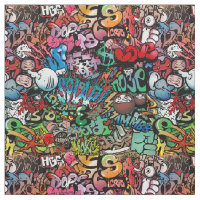 Weiße dynamische Straßenkunst Graffiti-Kunstmuster