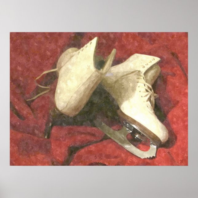 WEISSE EISEN-SKATE BEI ERHOLUNG POSTER (Vorne)