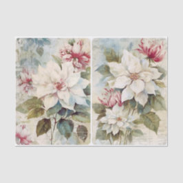 Weiße Eleganz Seidenpapier