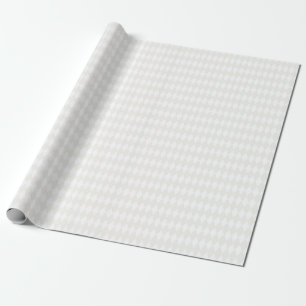 Weiße & Elfenbein-Harlekin-Diamanten Geschenkpapier