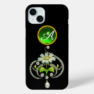 WEISSE ENAMEL-BLUME, PEARLS UND DIAMONEN-MONOGRAMM TITLE_SEO2