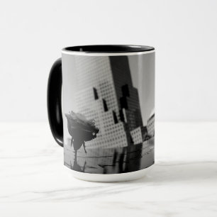 Weiße Erinnerungsrose Tasse