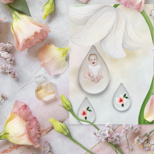 Weiße Failletten 1 Geburtstagskarte Karte