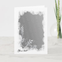 Weiße Ferien! Weihnachtskarte