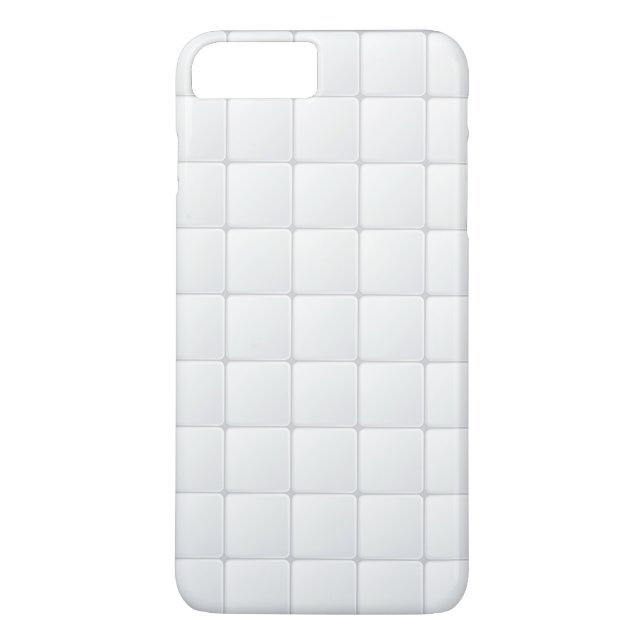 Weiße Fliese Case-Mate iPhone Hülle (Rückseite)