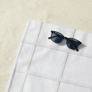 Weiße Fliesen Textur Strandtuch