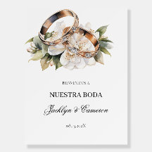 Weiße Flora mit Ringspanischer Hochzeit