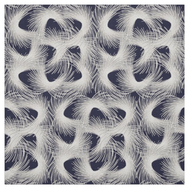 Weiße Flugfedern Stoff (Muster)