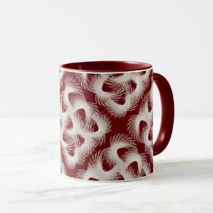 Weiße Flugfedern Tasse