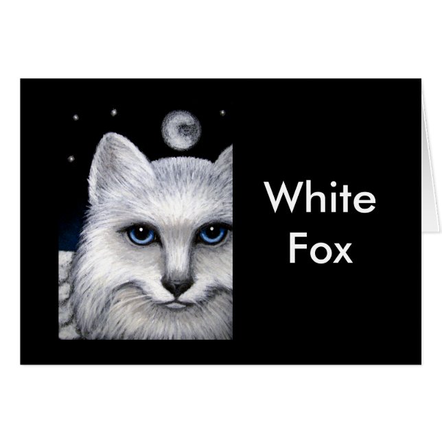 WEISSE FOX-Karte (Vorderseite (Horizontal))