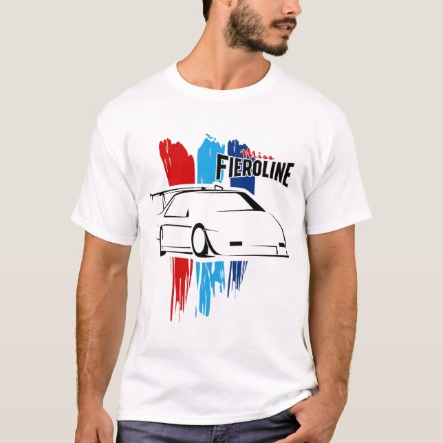 Weiße Frau Fieroline T-Shirt (Vorderseite)
