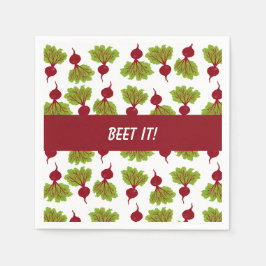 Weiße Fresh Beet Collection Serviette