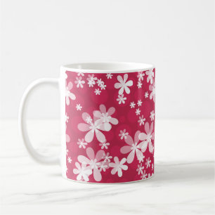 Weiße Gänseblümchen Kaffeetasse