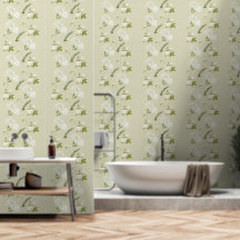 Weiße Gardenie-Rosen-Pastellgrau Hintergrund Muste