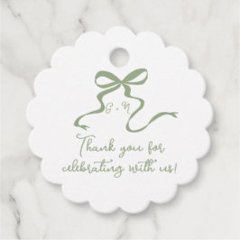 Weiße Gastgeschenk Hochzeit Geschenkanhänger