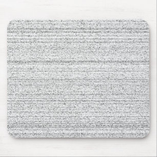 Weiße Geräusche. Schwarzweiss-Snowy-Korn Mousepad
