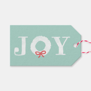 Weiße Geschenkanhänger