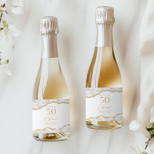 Weiße Goldachat 50. Hochzeitstag-Party