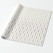 Weiße goldene zarte Polka-Punkte fallen