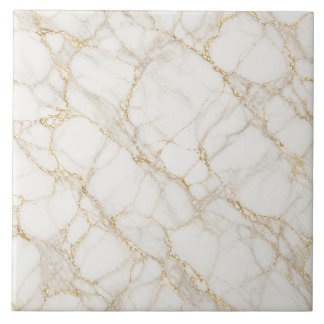Weiße Goldmarmor Nahtlose Luxus Textur Fliese