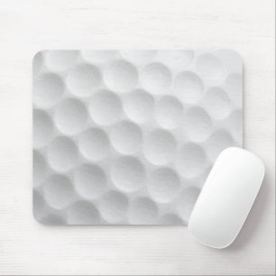 Weiße Golfball-Dimples-Design Mousepad