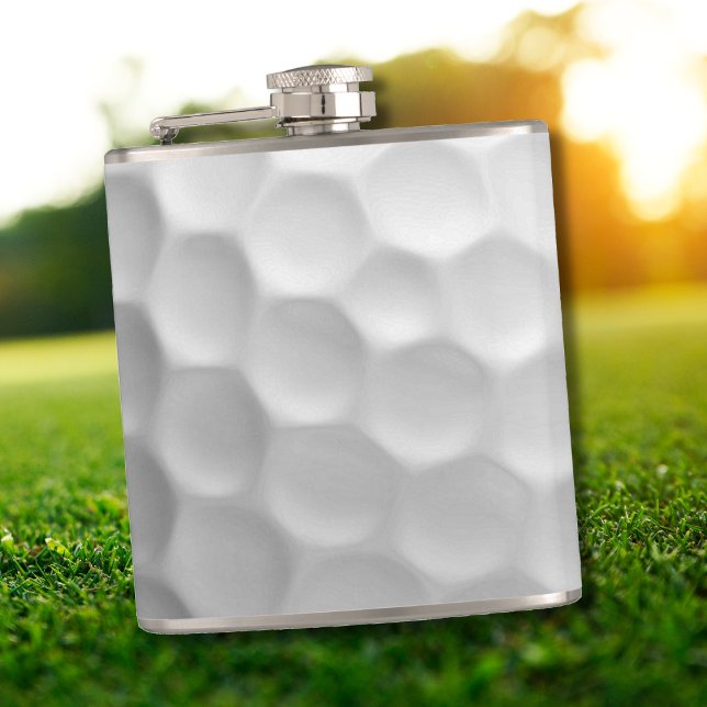 Weiße golfballstruktur mit dimpeln flachmann (Von Creator hochgeladen)
