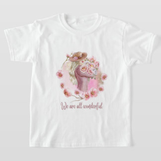 Weiße Grafik-T-Shirt für Mädchen We Are Wonder vol T-Shirt
