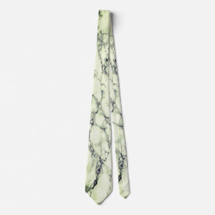 Weiße grüne Marmorplatte Stone Neck Tie Krawatte