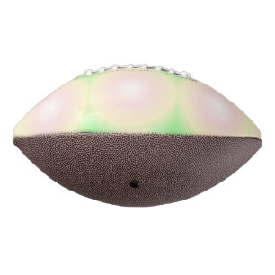 Weiße grüne Rose Weißes 3D-Lichtbogenmuster Football