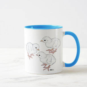 Weiße Guinea-Küken Tasse