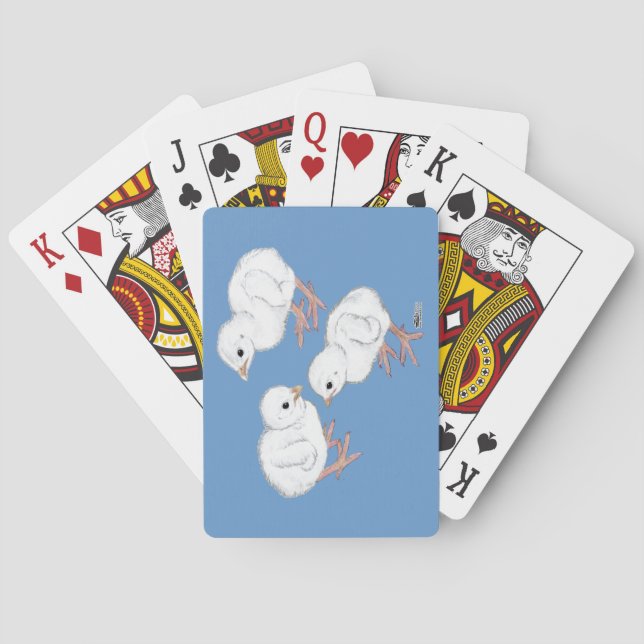 Weiße Guinea Spielkarten (Rückseite)