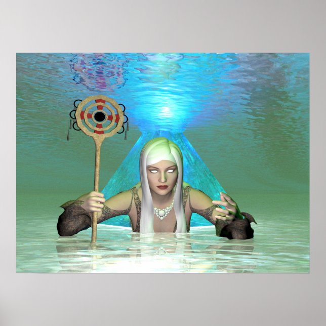 Weiße Hexe Poster (Vorne)