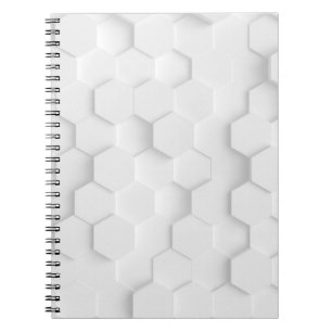 Weiße Hintergrundtextur. 3d Abbildung, 3d ing. Notizblock