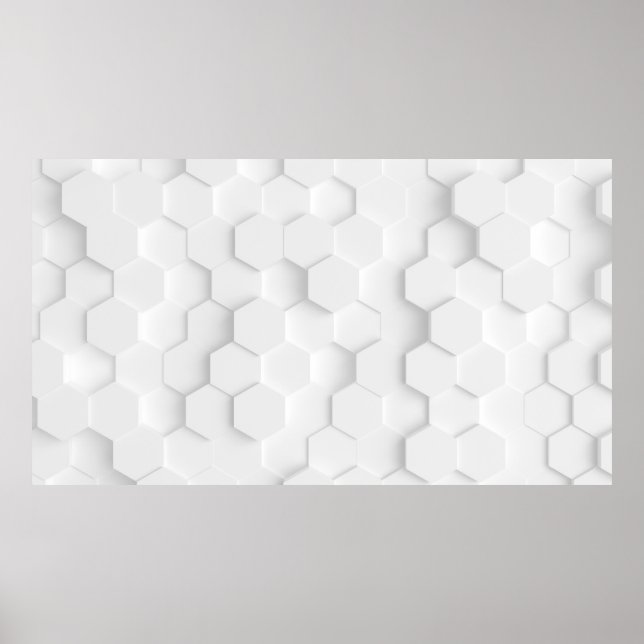 Weiße Hintergrundtextur. 3d Abbildung, 3d ing. Poster (Vorne)