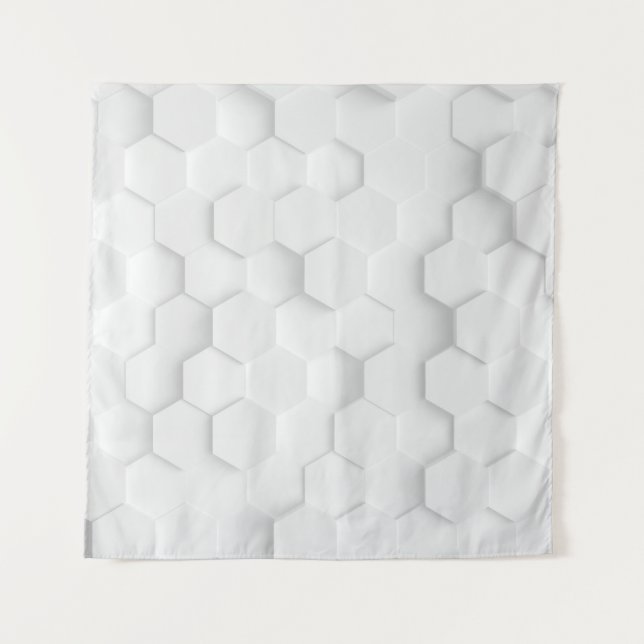 Weiße Hintergrundtextur. 3d Abbildung, 3d ing. Wandteppich (Vorderseite)